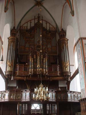Die grosse Orgel in St. Jakobi zu L&uuml;beck